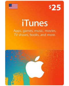 iTunes Gift Card $25 (US) - Instant Delivery Email
